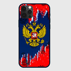 Чехол iPhone 12 Pro Россия краски герб