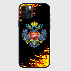 Чехол iPhone 12 Pro Герб краски россия