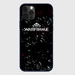 Чехол для iPhone 12 Pro Warframe краски пали текстура, цвет: 3D-черный