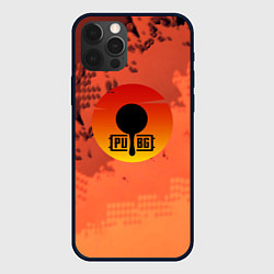 Чехол iPhone 12 Pro PUBG game orange