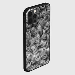Чехол для iPhone 12 Pro Кудрявая шерсть баранов, цвет: 3D-черный — фото 2