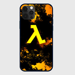 Чехол iPhone 12 Pro Half life текстура блэк меса