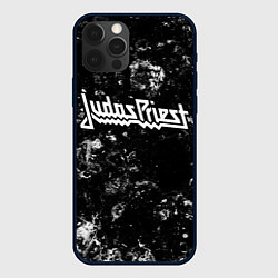 Чехол для iPhone 12 Pro Judas Priest black ice, цвет: 3D-черный