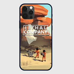 Чехол для iPhone 12 Pro Lethal Company: Art, цвет: 3D-черный