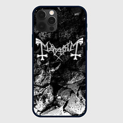 Чехол iPhone 12 Pro Mayhem black graphite