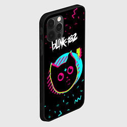 Чехол для iPhone 12 Pro Blink 182 - rock star cat, цвет: 3D-черный — фото 2