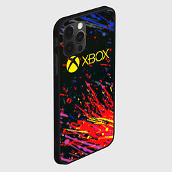 Чехол для iPhone 12 Pro Xbox краски текстура, цвет: 3D-черный — фото 2