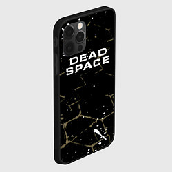 Чехол для iPhone 12 Pro Dead space текстура, цвет: 3D-черный — фото 2