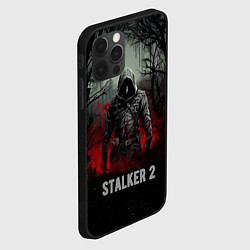 Чехол для iPhone 12 Pro Stalker 2 dark mode, цвет: 3D-черный — фото 2