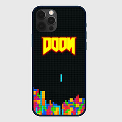 Чехол iPhone 12 Pro Doom x tetrix коллабарация