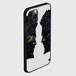 Чехол для iPhone 12 Pro Адам Дженсен в отражении deus ex, цвет: 3D-черный — фото 2