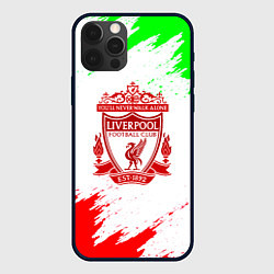 Чехол iPhone 12 Pro Liverpool краски спорт