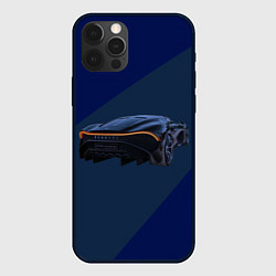 Чехол iPhone 12 Pro Bugatti Divo с полосой