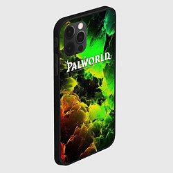 Чехол для iPhone 12 Pro Palworld логотип абстракт, цвет: 3D-черный — фото 2