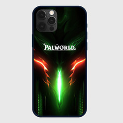 Чехол iPhone 12 Pro Palworld зеленый неоновый свет