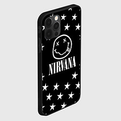 Чехол для iPhone 12 Pro Nirvana stars steel, цвет: 3D-черный — фото 2