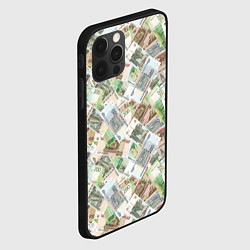 Чехол для iPhone 12 Pro Российские денежные купюры, цвет: 3D-черный — фото 2