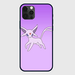 Чехол iPhone 12 Pro Espeon Pokemon - розовая кошка покемон