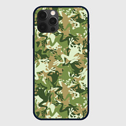 Чехол iPhone 12 Pro Лягушата камуфляж