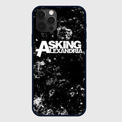 Чехол iPhone 12 Pro Asking Alexandria black ice