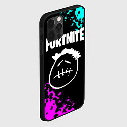 Чехол для iPhone 12 Pro Фортнайт neon, цвет: 3D-черный — фото 2