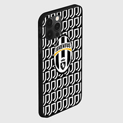 Чехол для iPhone 12 Pro Juventus pattern fc, цвет: 3D-черный — фото 2