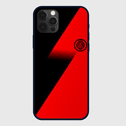 Чехол iPhone 12 Pro Inter geometry red sport