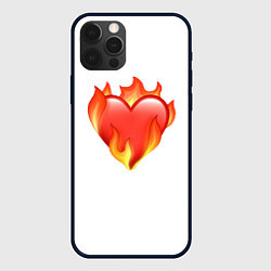 Чехол iPhone 12 Pro Сердце в огне эмодзи