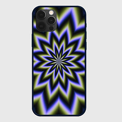 Чехол iPhone 12 Pro Оптическая иллюзия в виде звезды