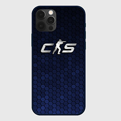 Чехол iPhone 12 Pro Counter Strike 2 - metal logo