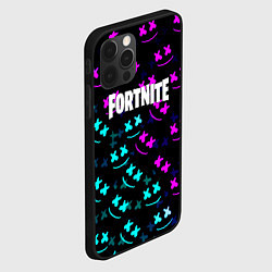 Чехол для iPhone 12 Pro Marshmello neon fortnite, цвет: 3D-черный — фото 2