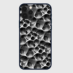 Чехол iPhone 12 Pro Металл - текстура
