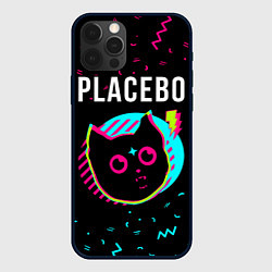 Чехол для iPhone 12 Pro Placebo - rock star cat, цвет: 3D-черный