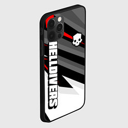 Чехол для iPhone 12 Pro Helldivers 2: Skull Logo, цвет: 3D-черный — фото 2