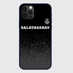 Чехол iPhone 12 Pro Galatasaray sport на темном фоне посередине