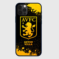 Чехол iPhone 12 Pro Aston Villa - gold gradient