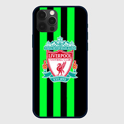 Чехол iPhone 12 Pro Liverpool line green