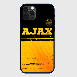 Чехол iPhone 12 Pro Ajax - gold gradient посередине