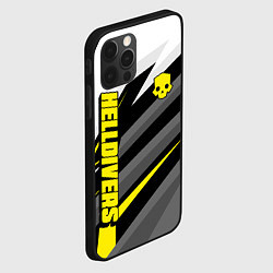 Чехол для iPhone 12 Pro Helldivers 2: Uniform Yellow x White, цвет: 3D-черный — фото 2