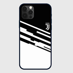 Чехол для iPhone 12 Pro Ювентус спорт текстура, цвет: 3D-черный