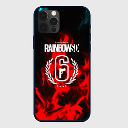 Чехол iPhone 12 Pro Rainbow six огненный стиль