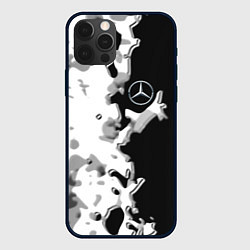 Чехол для iPhone 12 Pro Mercedes benz sport germany steel, цвет: 3D-черный