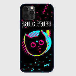 Чехол iPhone 12 Pro Burzum - rock star cat