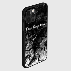 Чехол для iPhone 12 Pro Three Days Grace black graphite, цвет: 3D-черный — фото 2