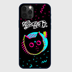 Чехол iPhone 12 Pro Aerosmith - rock star cat