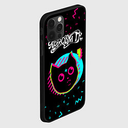 Чехол для iPhone 12 Pro Aerosmith - rock star cat, цвет: 3D-черный — фото 2