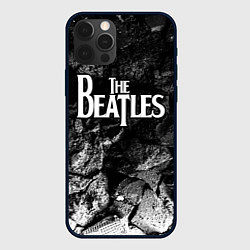 Чехол для iPhone 12 Pro The Beatles black graphite, цвет: 3D-черный