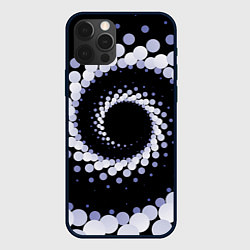 Чехол iPhone 12 Pro Спираль из окружностей