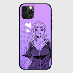Чехол для iPhone 12 Pro Девушка - Досанко гяру чудо как милы, цвет: 3D-черный