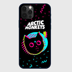 Чехол iPhone 12 Pro Arctic Monkeys - rock star cat